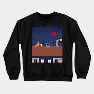 Ping pong moon Crewneck Sweatshirt